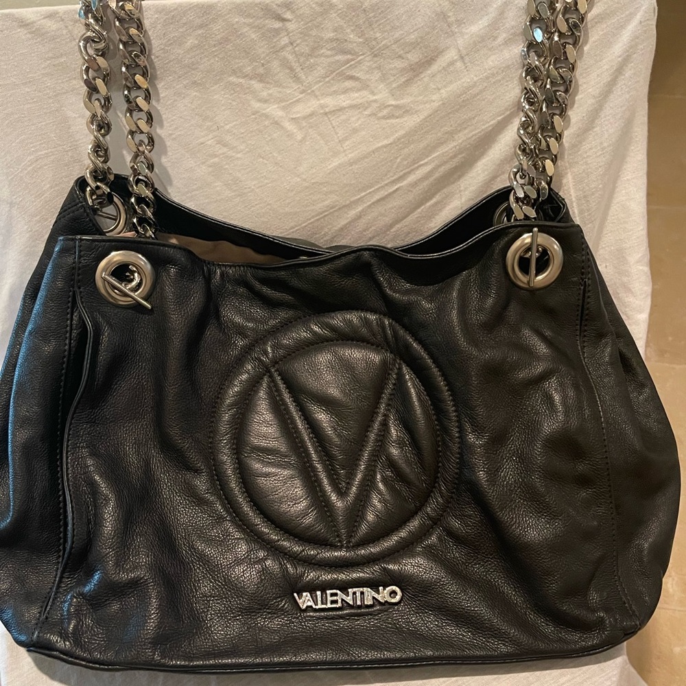 Pre-loved Valentino Large Roomy Chain Link Tote Bag